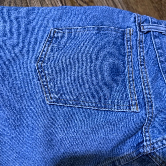 Vintage 90s High Waisted Denim Shorts SZ 16 - Picture 3 of 6